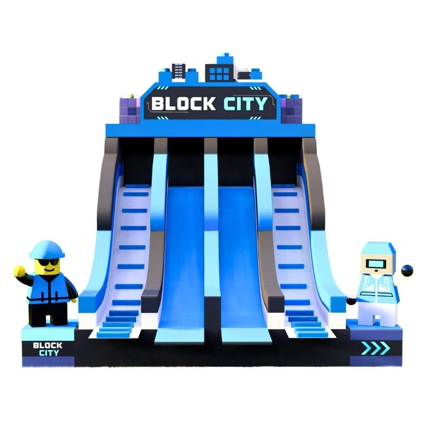 블록시티 슬라이드 블루 (Blue) 이미지